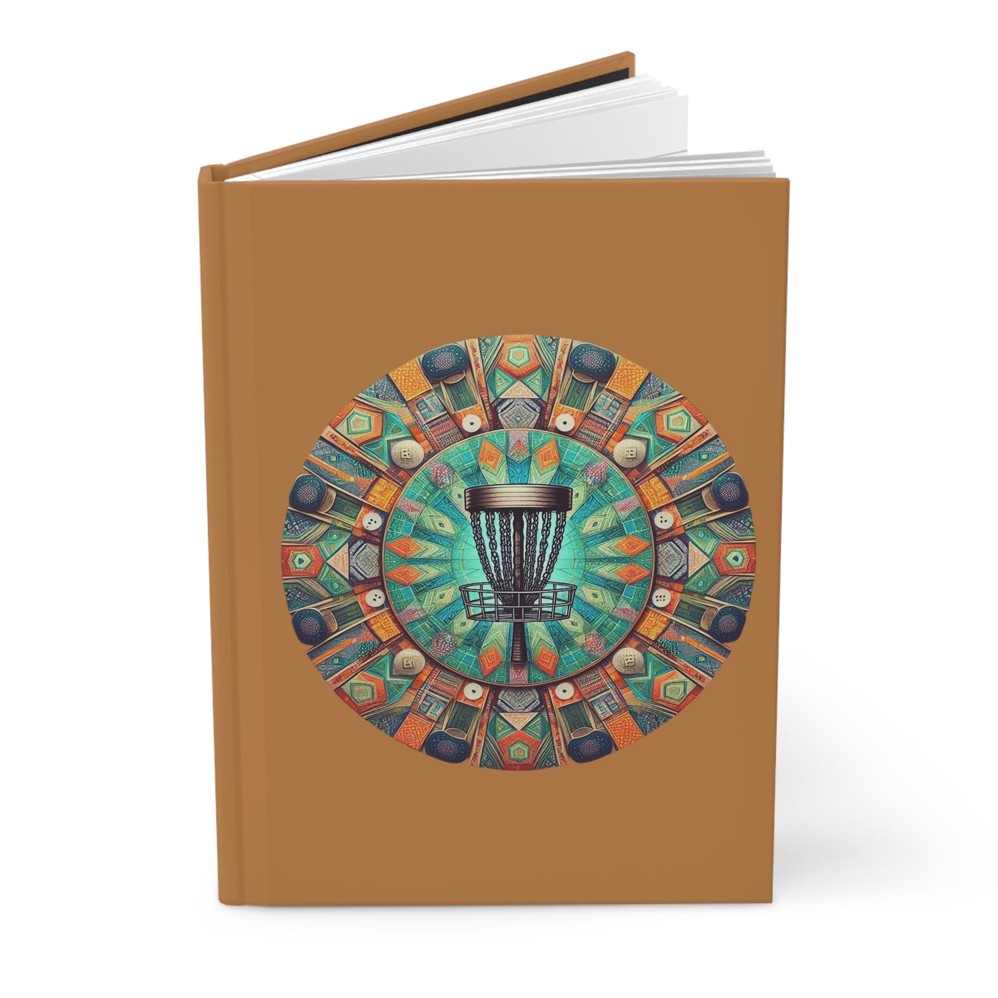 I Play Disc Golf Therefore I Am Hardcover Journal Matte - Disc Golf Gift - Diary - Notebook - Planner