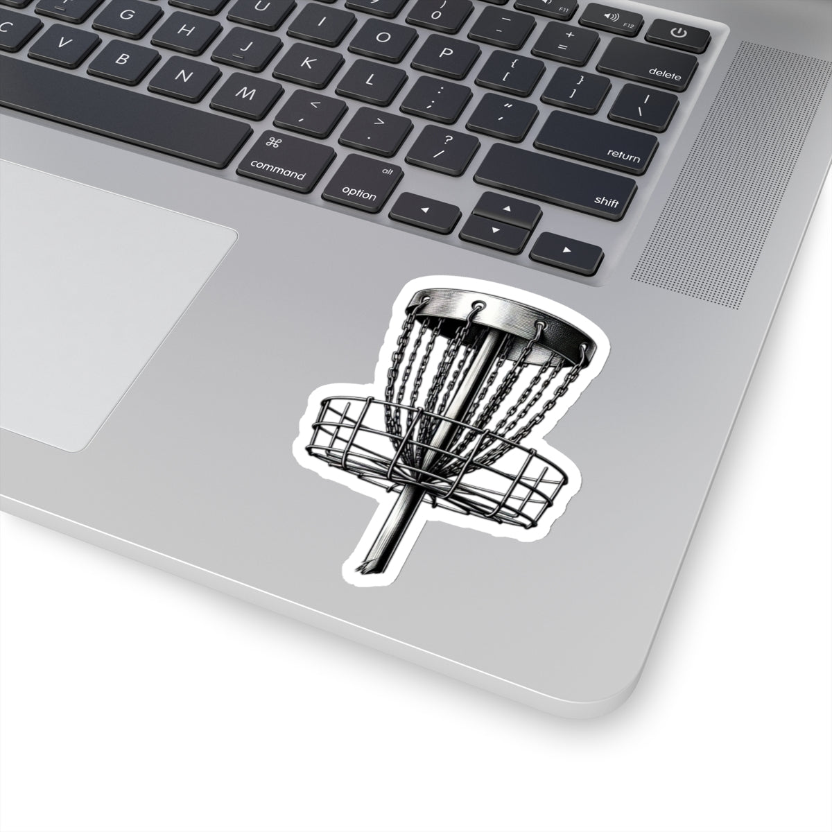 Metal Mania Disc Golf Basket Kiss-Cut Stickers