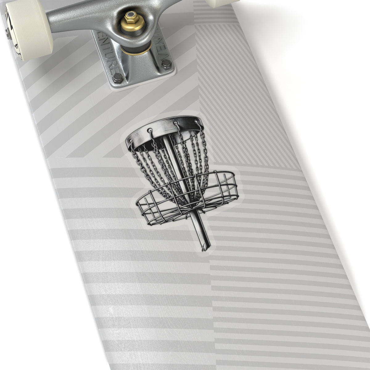 Metal Mania Disc Golf Basket Kiss-Cut Stickers