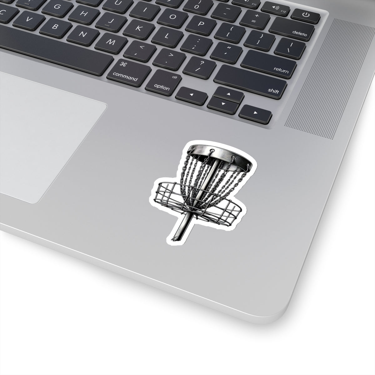 Metal Mania Disc Golf Basket Kiss-Cut Stickers