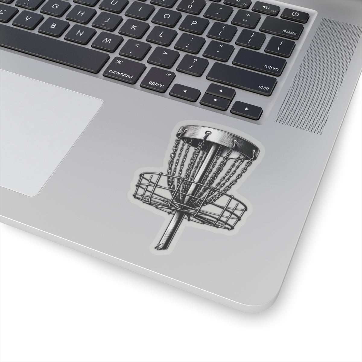 Metal Mania Disc Golf Basket Kiss-Cut Stickers