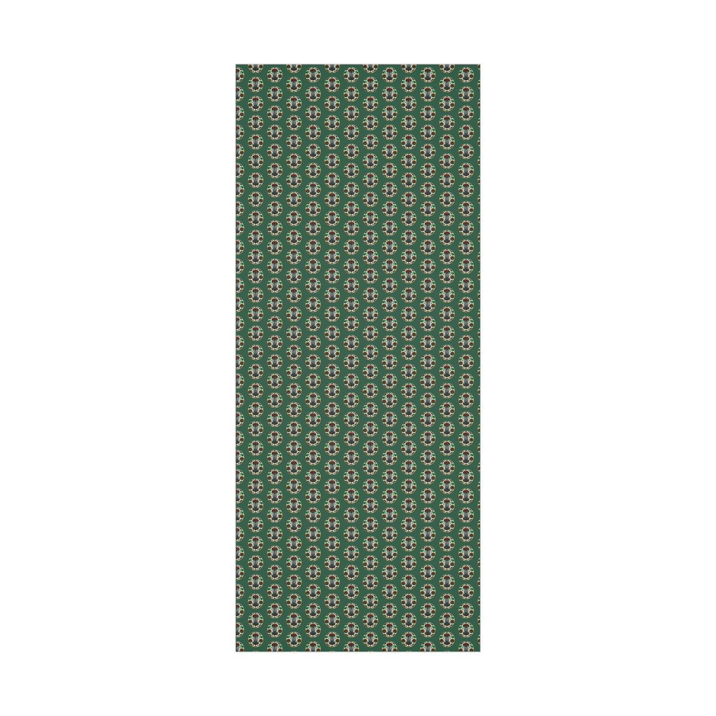 Disc Golf Christmas Gift Wrap Paper Holiday Gift Wrapping