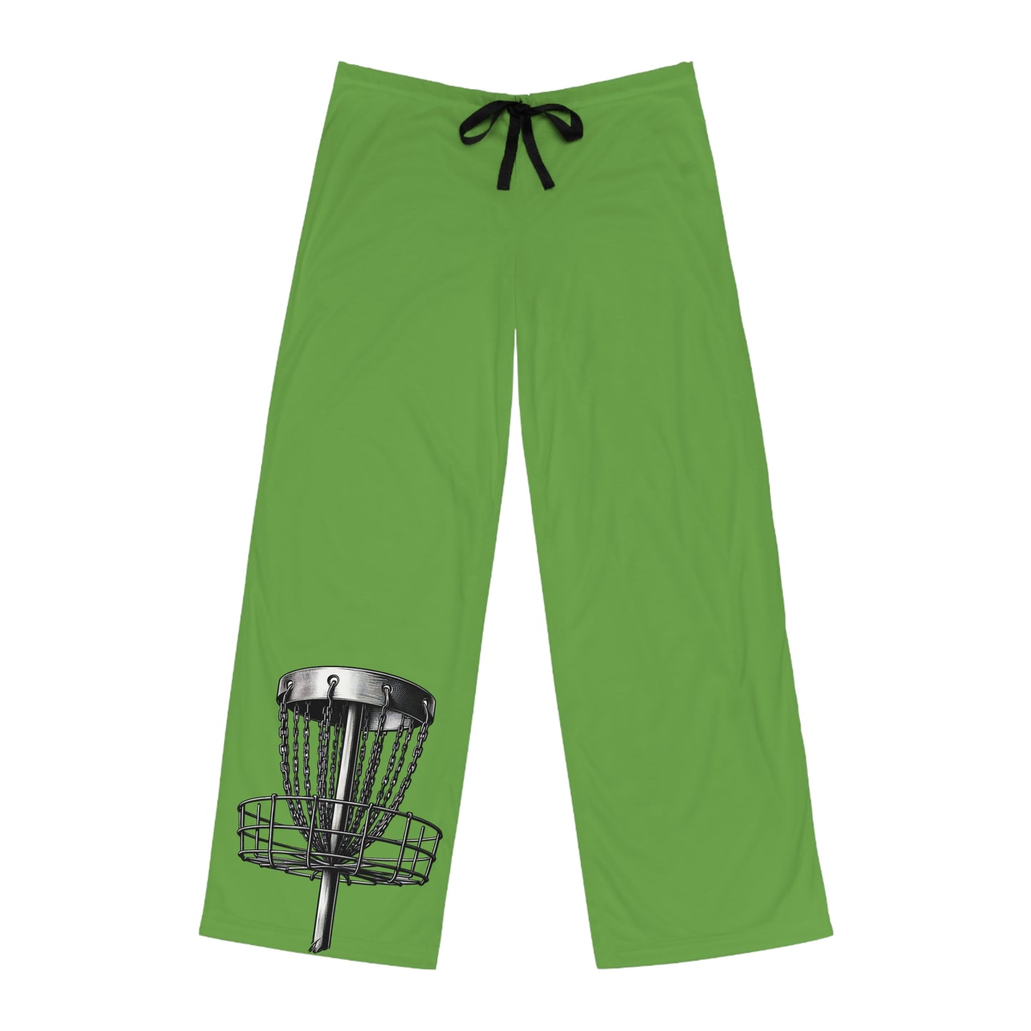 Disc Golf Basket Green Casual Pajama Pants Unisex